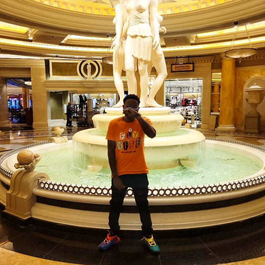 Fly Vibe Crayon T-Shirt - Orange