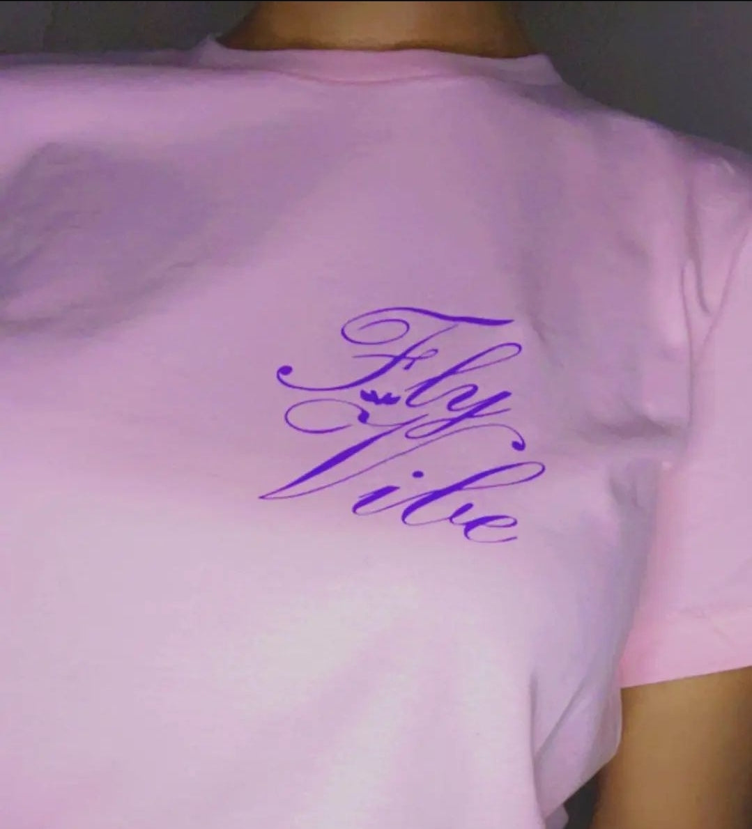 Fly Vibe Fancy Style T - Pink/Fancy Purple