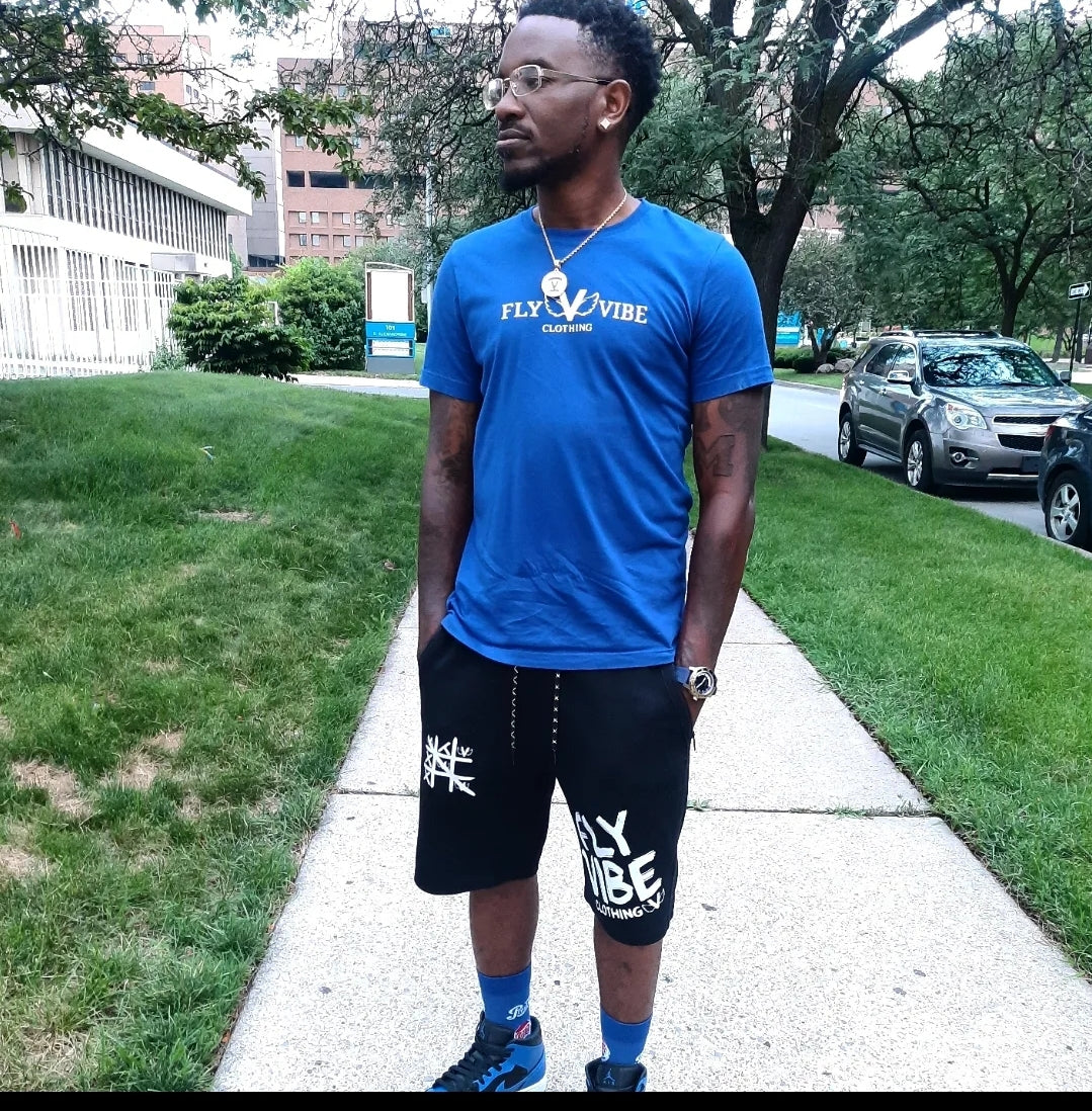 Fly Vibe Classic T - Royal/White