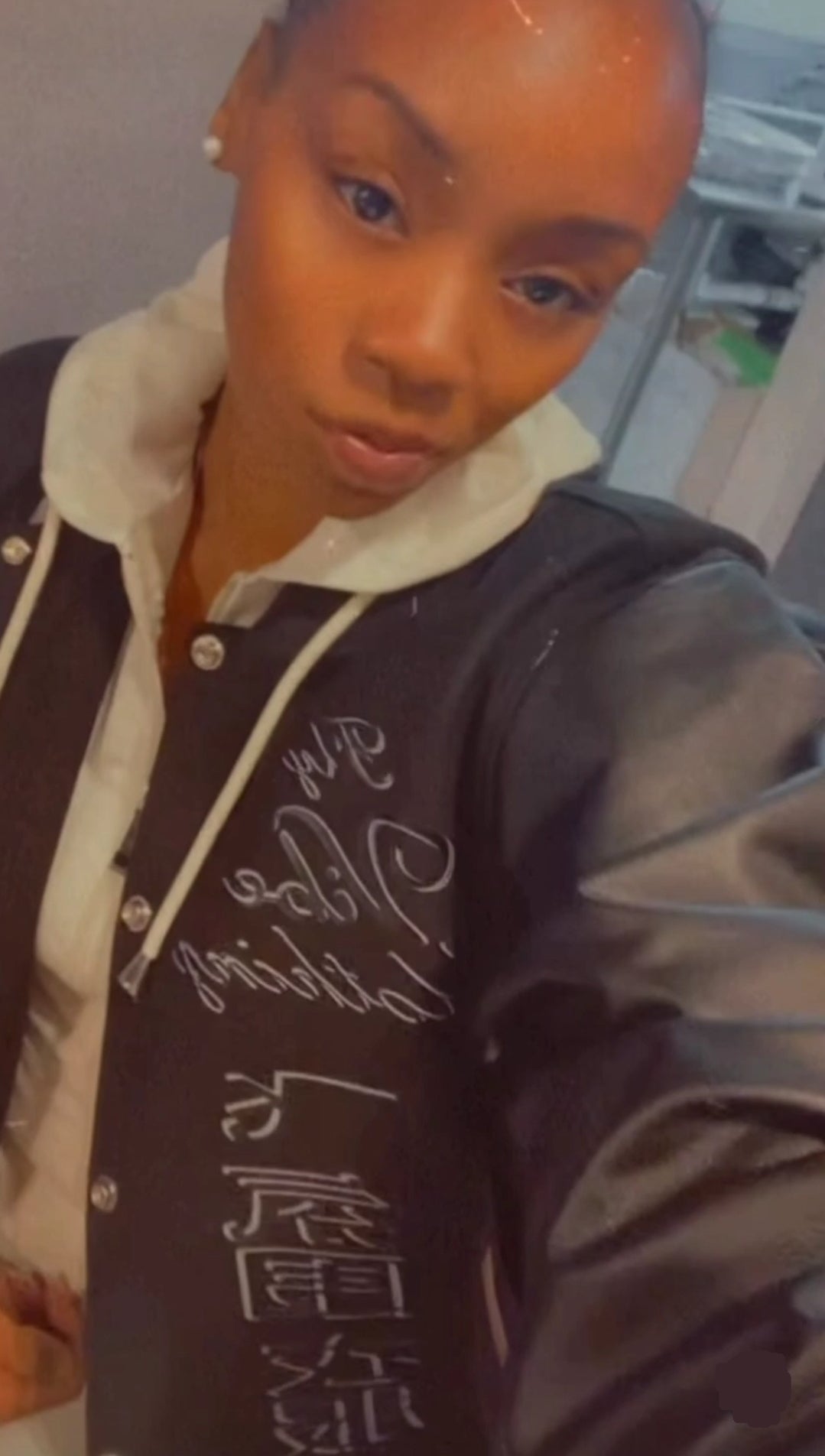 Fly Vibe Letterman Jacket - Black/Grey