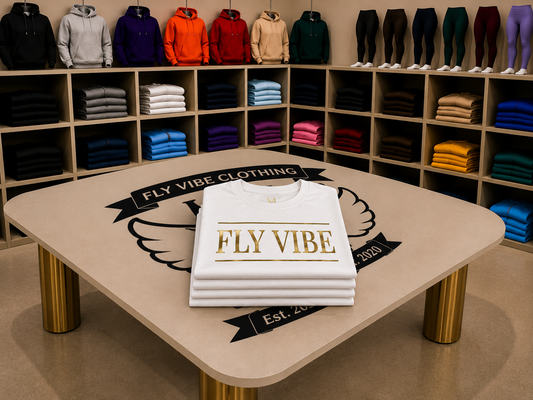 Fly Vibe Award Shirt - White/Gold