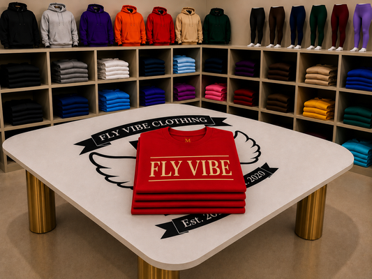 Fly Vibe Award Shirt - Red/Gold