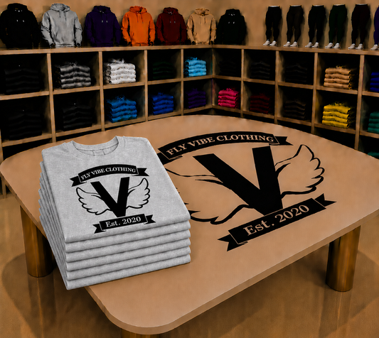Fly Vibe Original T-Shirts - Black/Grey
