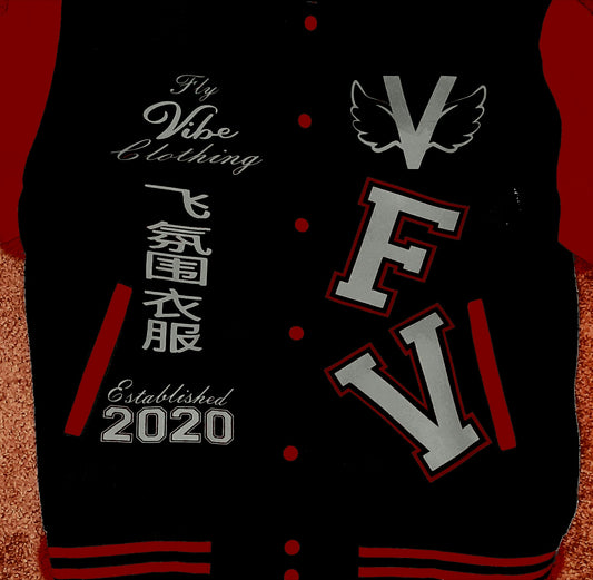 Fly Vibe Letterman Jack - Black/Red/White
