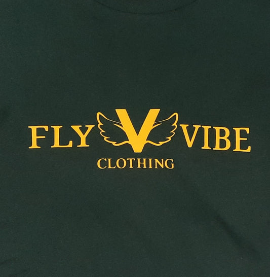 Fly Vibe Classic T - Green/Yellow
