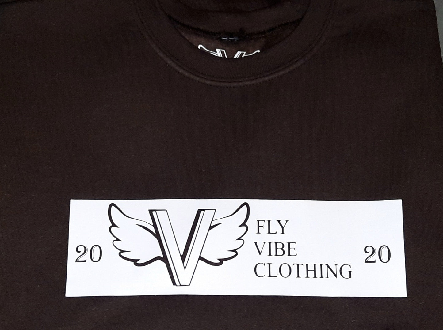 Fly Vibe Alumni Sweatshirt - Brown/White