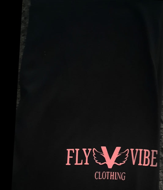 Fly Vibe Extra Soft Leggings - Black/Pink