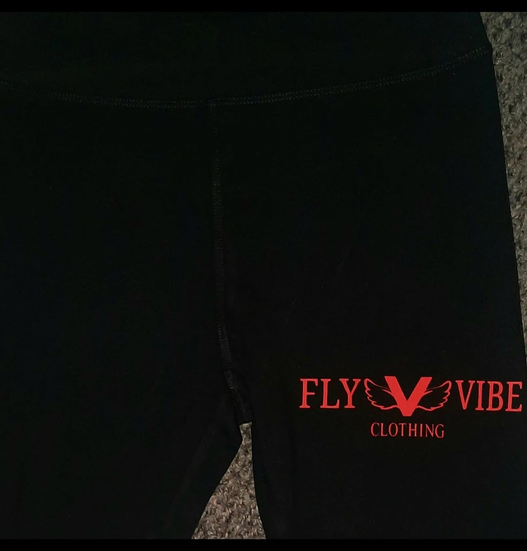 Fly Vibe Extra Soft Leggings - Black/Red