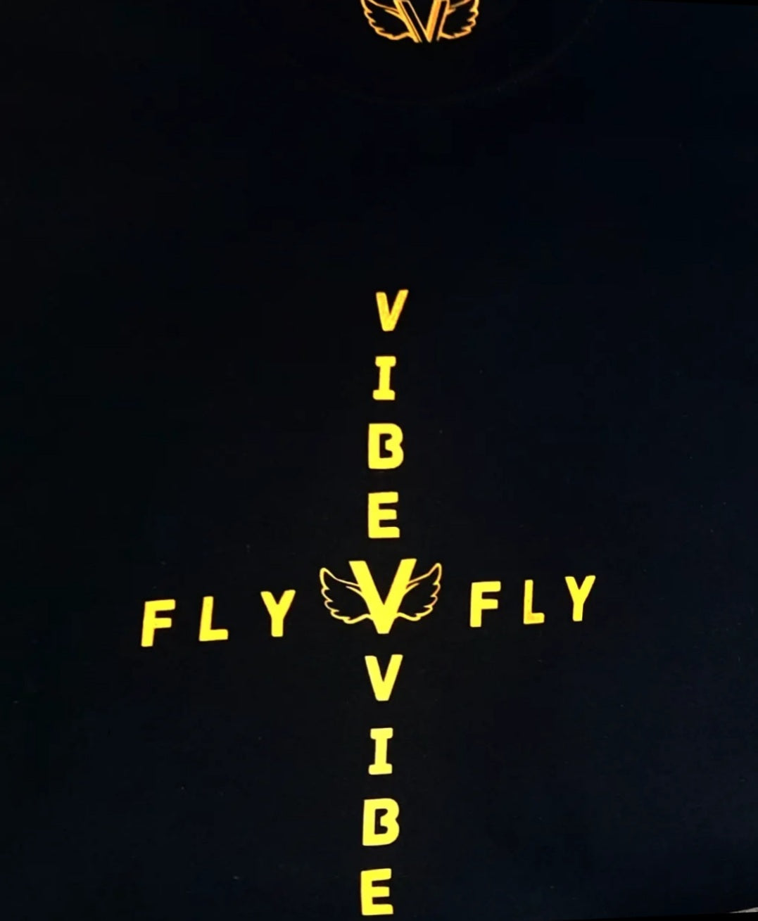 Fly Vibe Mirror Sweatshirt - Black/Yellow