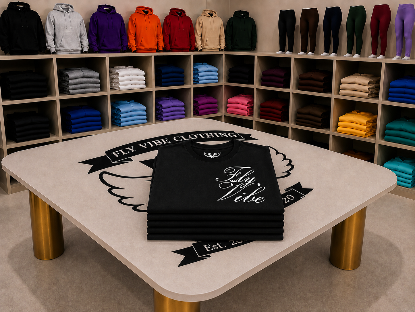 Fly Vibe Fancy Style T - Black/Wite