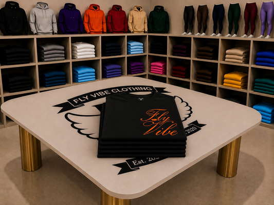 Fly Vibe Fancy Style T - Black/Orange