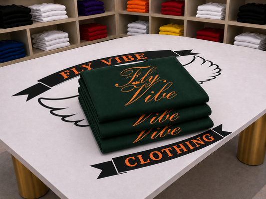 Fly Vibe Extra Soft Leggings  - Forest Green/Orange