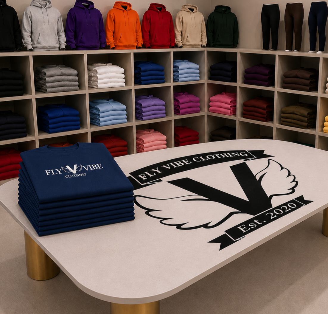 Fly Vibe Classic T - Navy/White