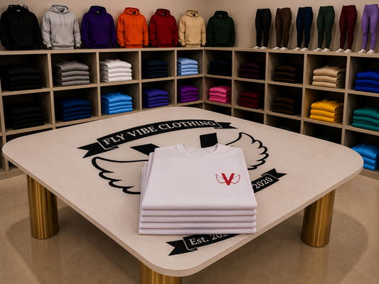 Fly Vibe Logo T - White/Red