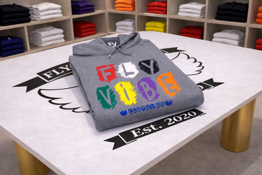 Fly Vibe Crayon Hoodie - Grey