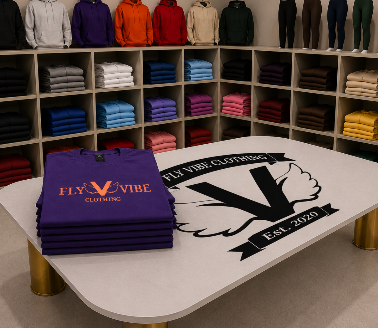 Fly Vibe Classic T - Purple/Orange