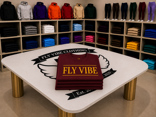 Fly Vibe Award Shirt - Burgundy/Gold