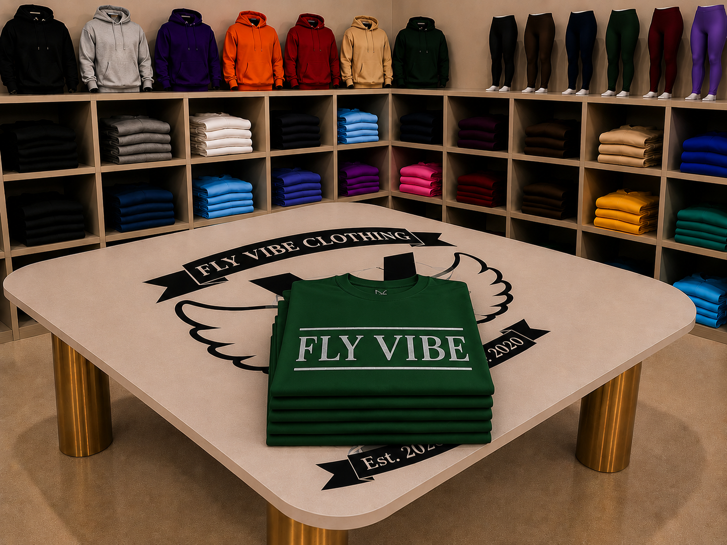 Fly Vibe Award Shirt - Green/Silver
