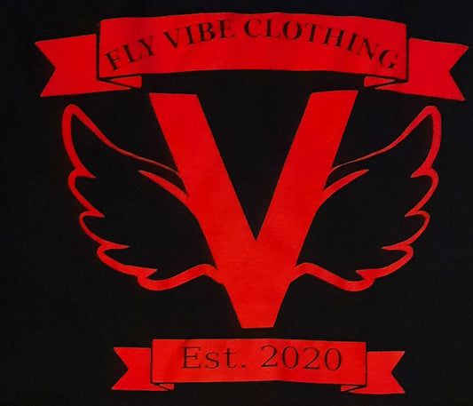 Fly Vibe Original T-Shirts - Black/Red