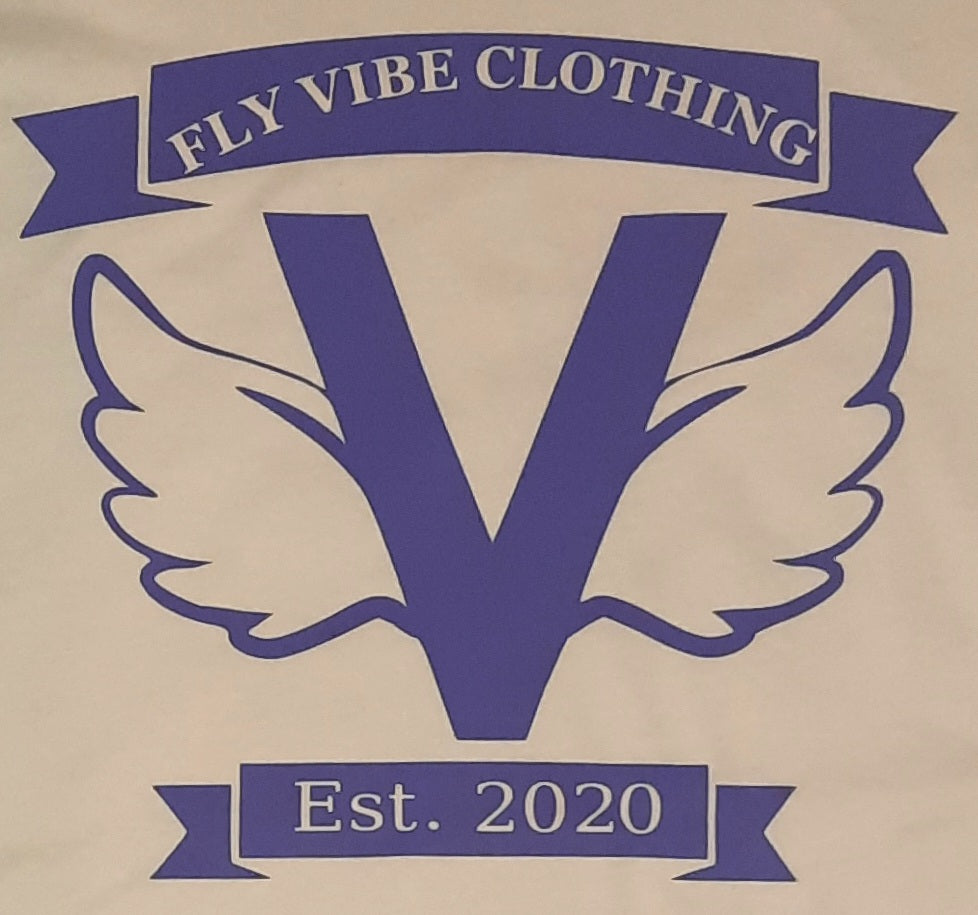 Fly Vibe Original T-Shirts - White/Purple