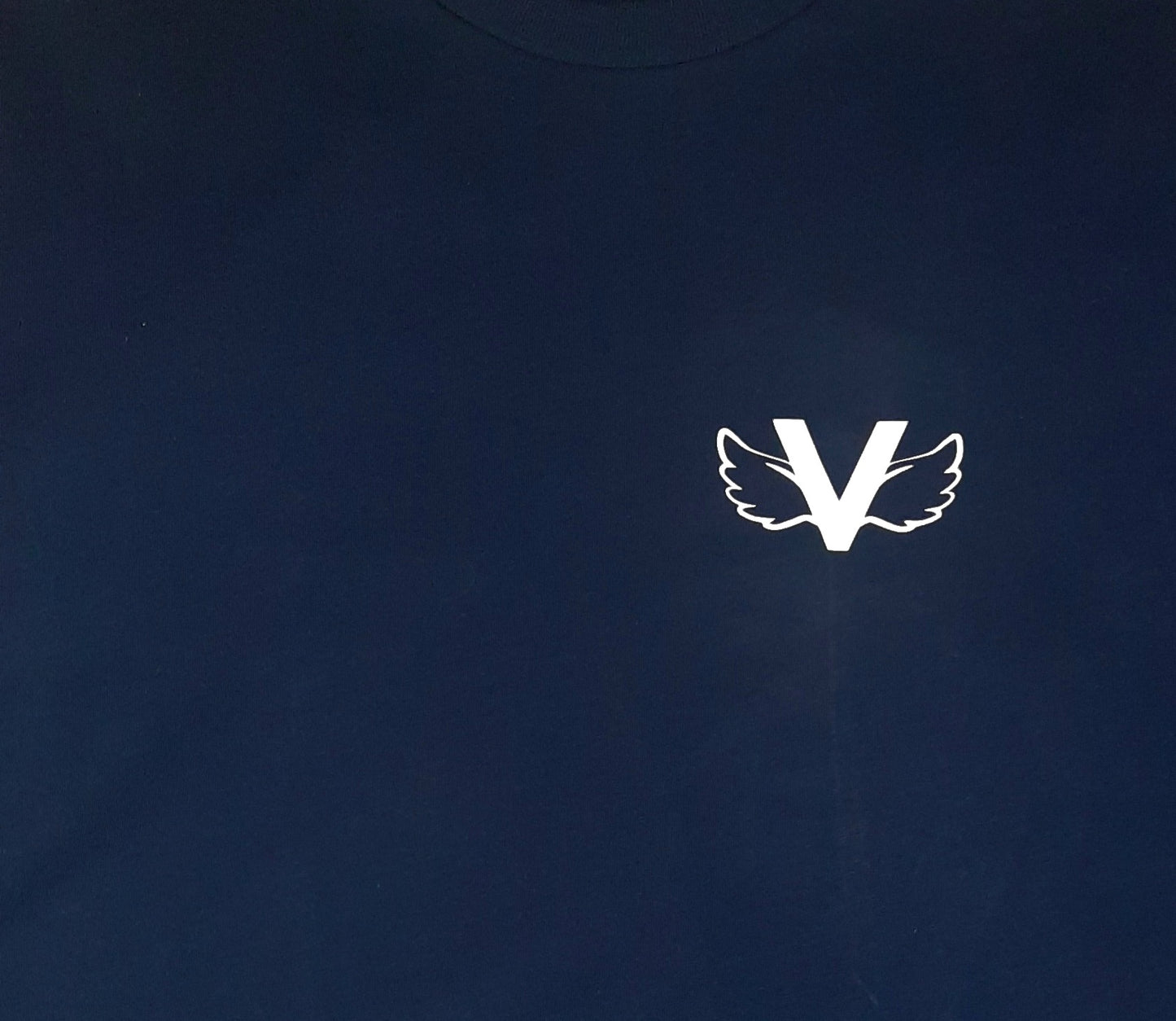 Fly Vibe Logo T - Navy/White