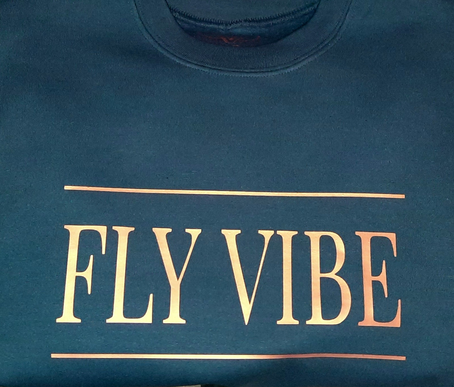 Fly Vibe Award Sweat Shirt - Blueberry/Rose Gold