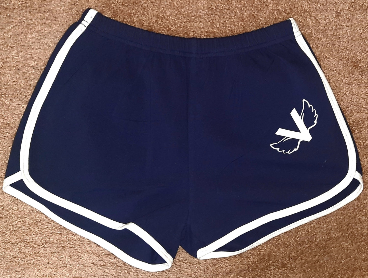 Fly Vibe Gym Shorts - Navy/White