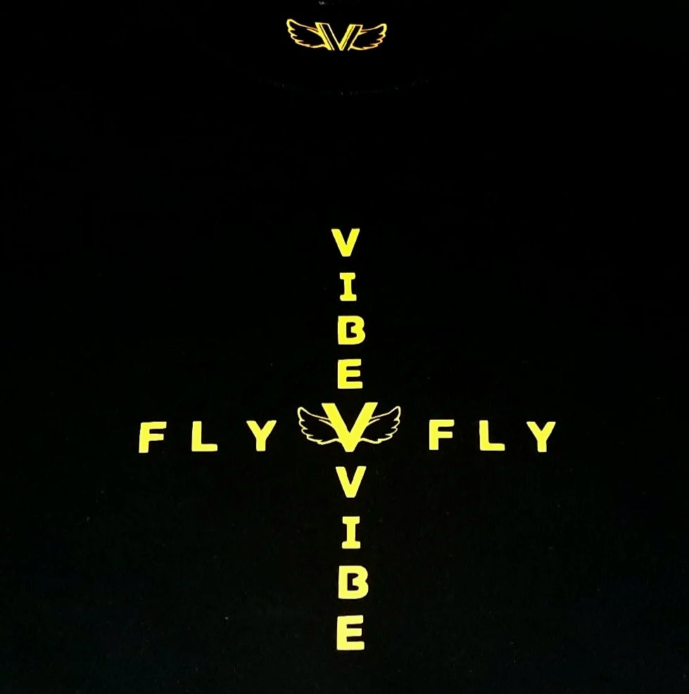 Fly Vibe Sweat Shirt - Black/Yellow