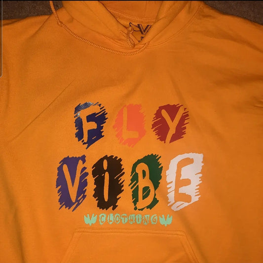 Fly Vibe Crayon Hoodie - Yellow